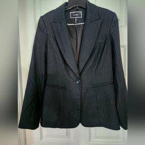 Jacket black and white strip
